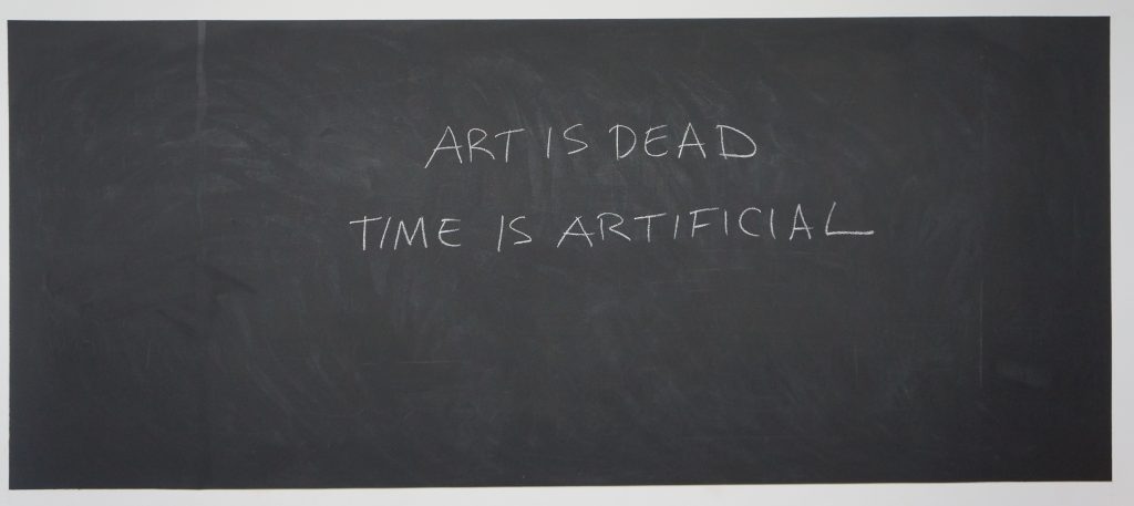 Art is Dead:Time is Artificial